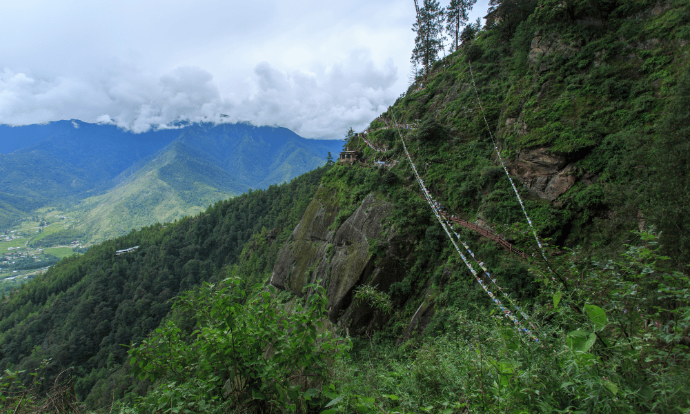 view from Tiger Nest Monastery